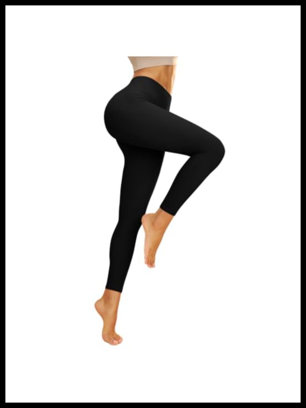High Waisted No Front Seam Buttery Soft Leggings Tummy Control Yoga Pants